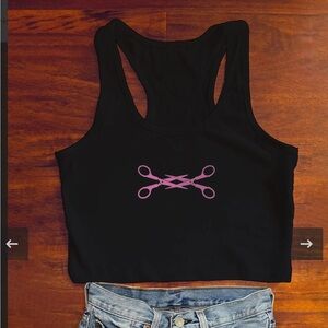 LGBTQ+ LESBIAN SCISSORS TANK TOP - NWT